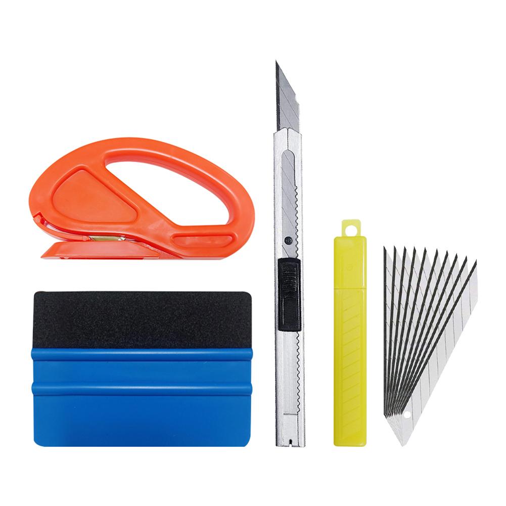 

4pcs/set Car Vinyl Film Squeegee Scraper Tools Sticker Installation Kit, 501 Original