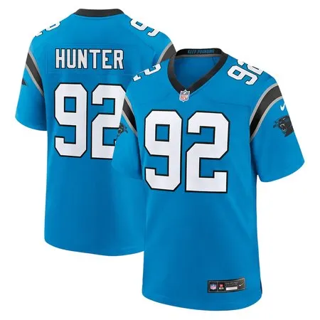 Youth Carolina Panthers #92 Lee Hunter Blue 2026 NFL Draft Game Jersey