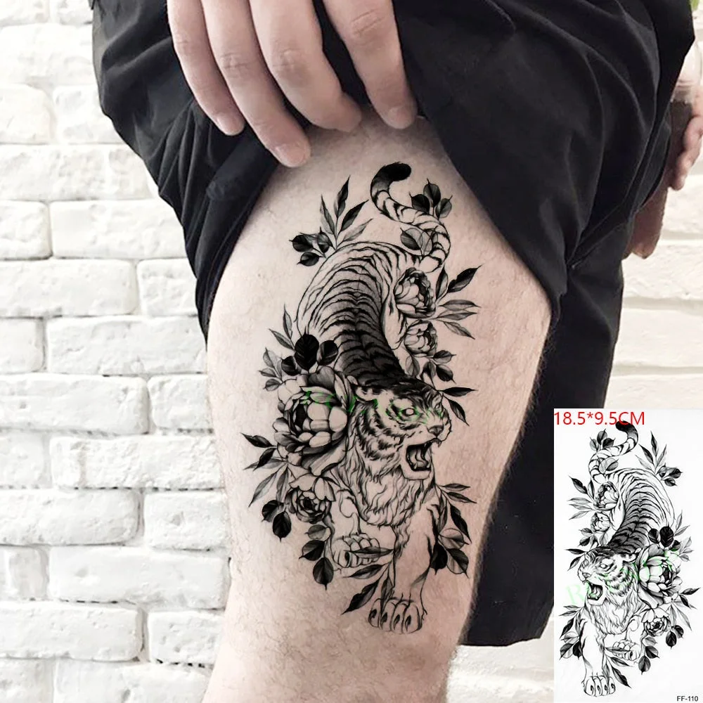 Waterproof Temporary Tattoo Sticker Sexy Snake Element Fake Tatoo Flash Tatto Body Art for Women Men tatuajes temporales