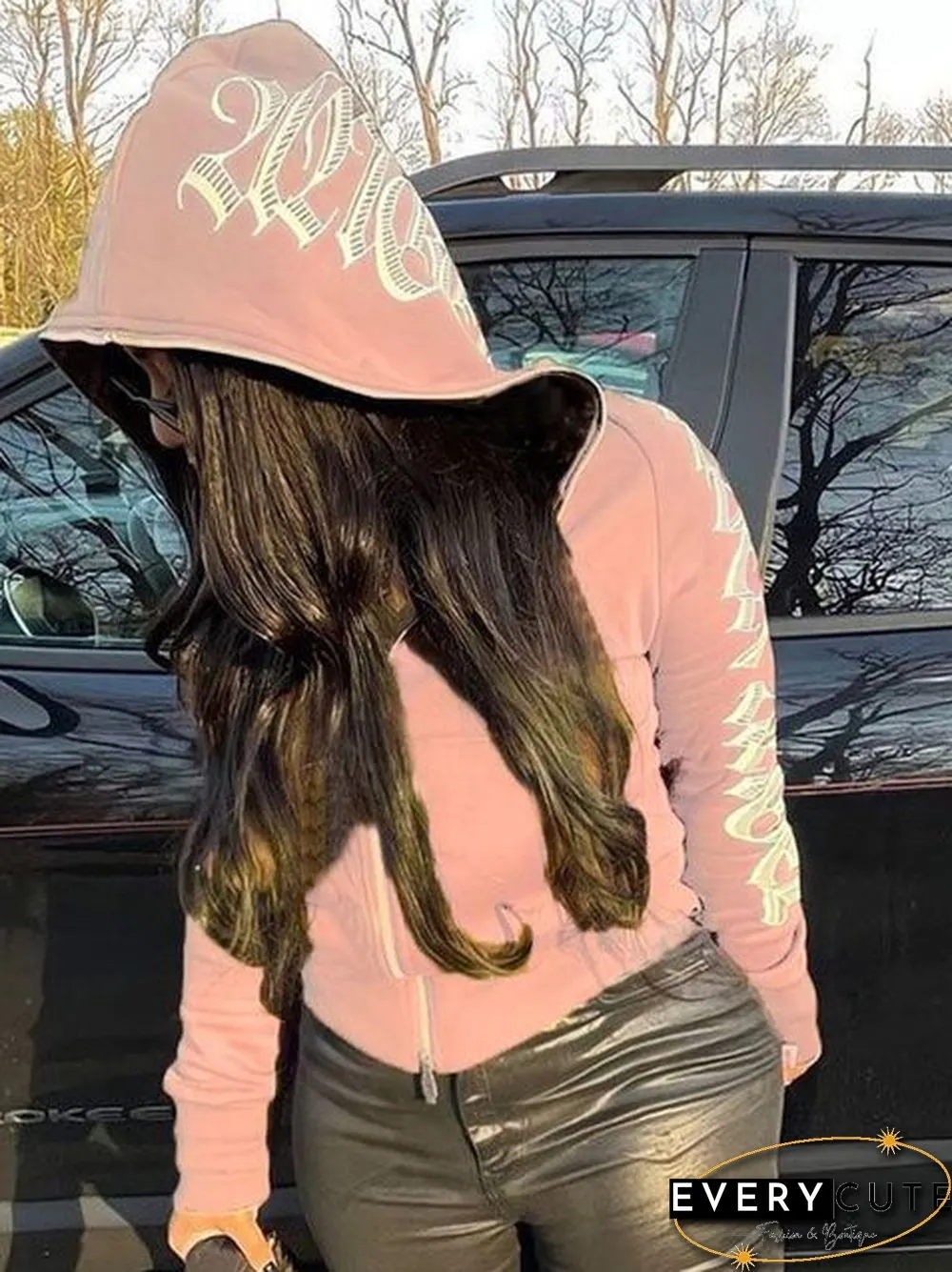 Autumn & Winter New Fashion Brand Camouflage Shark Head Couple Loose Hooded Coat Sweater