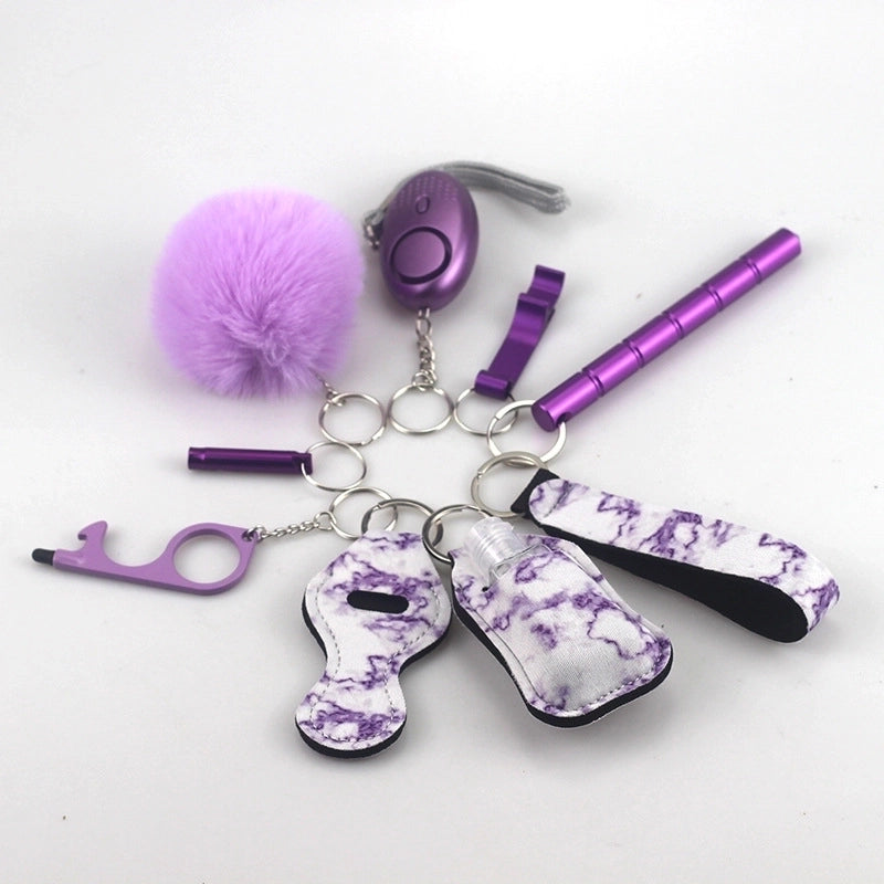 Original Design Self-defense Sunflower Self-defense Self-defense Metal Bag Pendant Self-defense Keychain