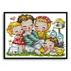 >SALE<Cross Stitch Kits Cotton Cross Stitch for Adults Kids (Happy Family)