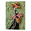 Kit de peinture &eacute;l&eacute;gante pour dames adultes pour adultes : id&eacute;es cadeaux pour d&eacute;butants, d&eacute;corations murales pour la maison, peintures de perles, arts plastiques, 30x40cm avec cadre