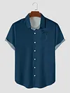 Classic Coconut Casual Everyday Basic Short Sleeve Shirt