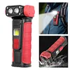 Rotating Work Light Rechargeable Flashlight Camping Torch for Work and Outdoor