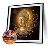 Diamond Painting-DIY Special Shaped Drill Pearl Painting Buddha Statue(35x35cm)
