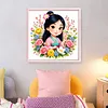 Mulan Full 18CT DIY Stamped Needlework Embroidery Kit 11.81x11.81inch Embroidery Needlepoint Starter Kits Cross Stitch Art and Crafts Kits for Beginners Adults Home Decor