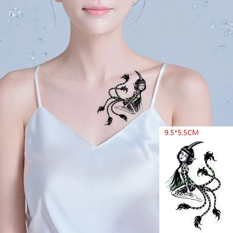 Waterproof Temporary Tattoo Sticker Music Note Tattoos Flash Fake Tatoo Tatouage Tatto For Men Women Kids