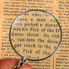 Chain Magnifying Glass 5X Magnifier Jewelry Loupe Necklace for Reading Gift