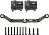AMK TRX4M Brass Weight Steering Links Axle Cover Diff Cover for 1/18 RC Car TRX4M Upgrade Parts RC Crawler (Steering Links and Axle Cover Diff Cover)