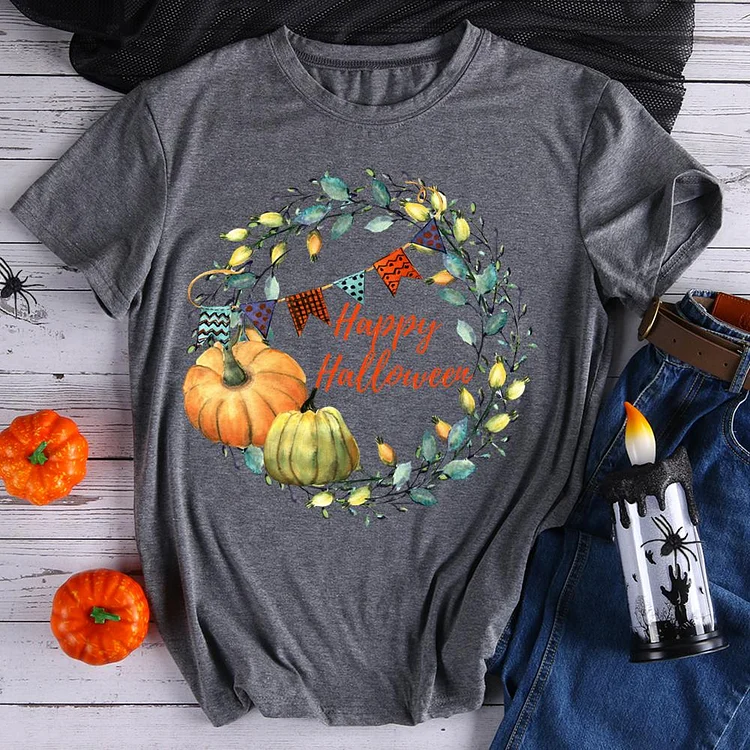 Happy Halloween pumpkin  T-Shirt Tee-07362