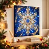 DIY Special Shape Diamond Painting Pearl Art With Inner Frame Kit 25x25cm(Snowflake)