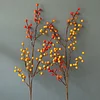 Red Winterberry Cranberry Artificial Flower Plant Chinese New Year Christmas Decor