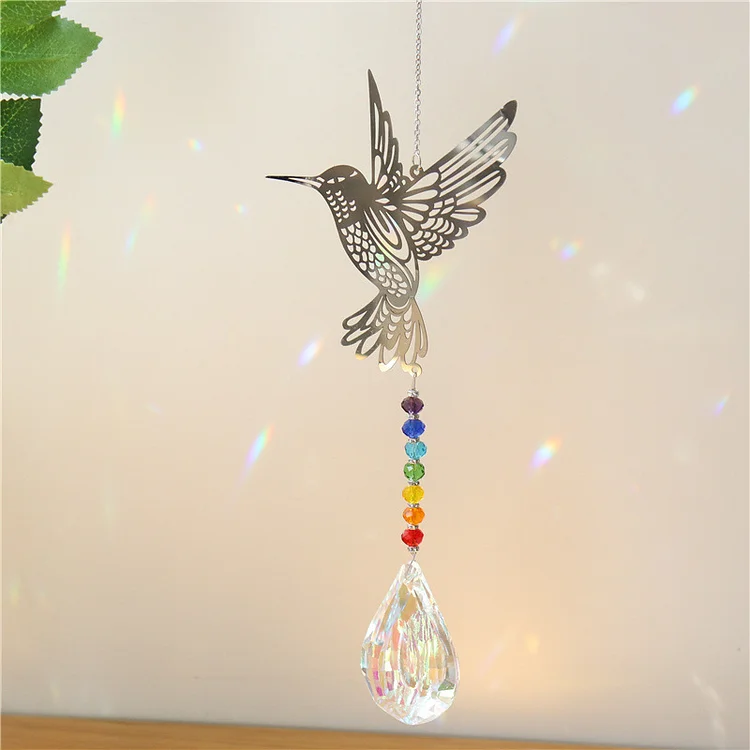 Crystal Sun Prisms Glass Chandelier Wind Chimes | AvasHome