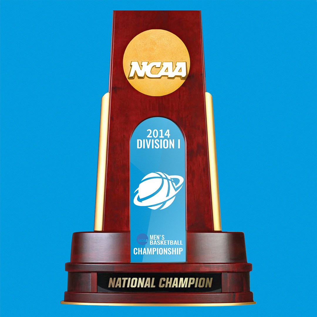 2014 NCAA Division I Men's Basketball National Championship Trophy(UConn Huskies)