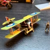 1:72 Scale World War I British Bristol Bulldog Biplane Die-on Collector's Model