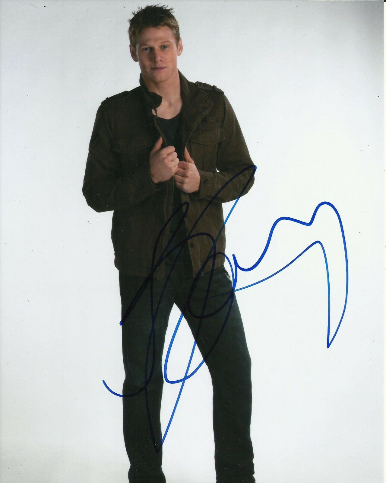 ZACH ROERIG SIGNED SEXY COOL Photo Poster painting UACC REG 242 (2)