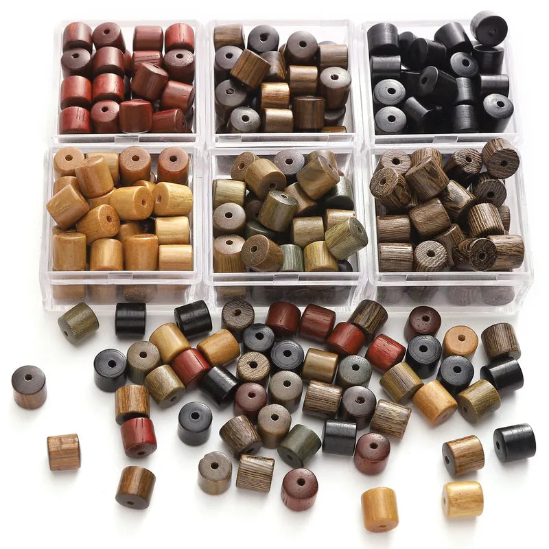 1 Set Diameter 8mm Hole 1~1.9mm Wood Geometric Jewelry Accessories