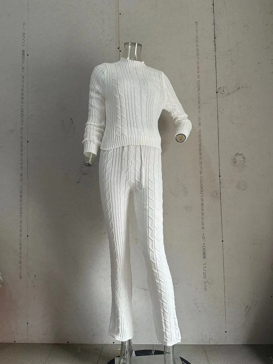 Ueong Ueong 2023 New Solid Color Niche Fashion Small Fragrant Wind Slim And Comfortable Knit Sweater Suit Female