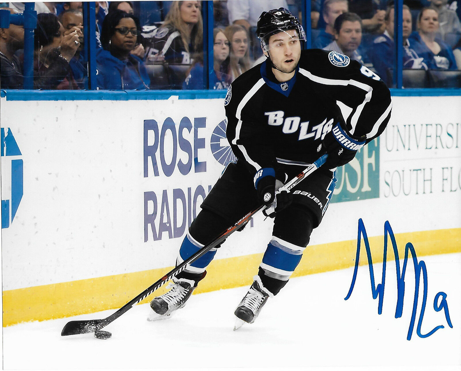 Tampa Bay Lightning Tyler Johnson Signed Autographed 8x10 Photo Poster painting COA D