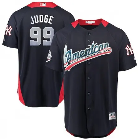 American League #99 Aaron Judge Navy 2018 MLB All-Star Game Home Run Derby Jersey I6Z2