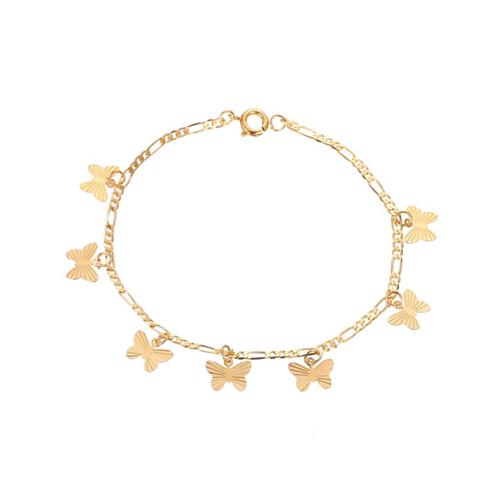 

Butterfly Pendant Bracelet Women Elegant Simple Bangles Statement Jewelry, Gold, 501 Original