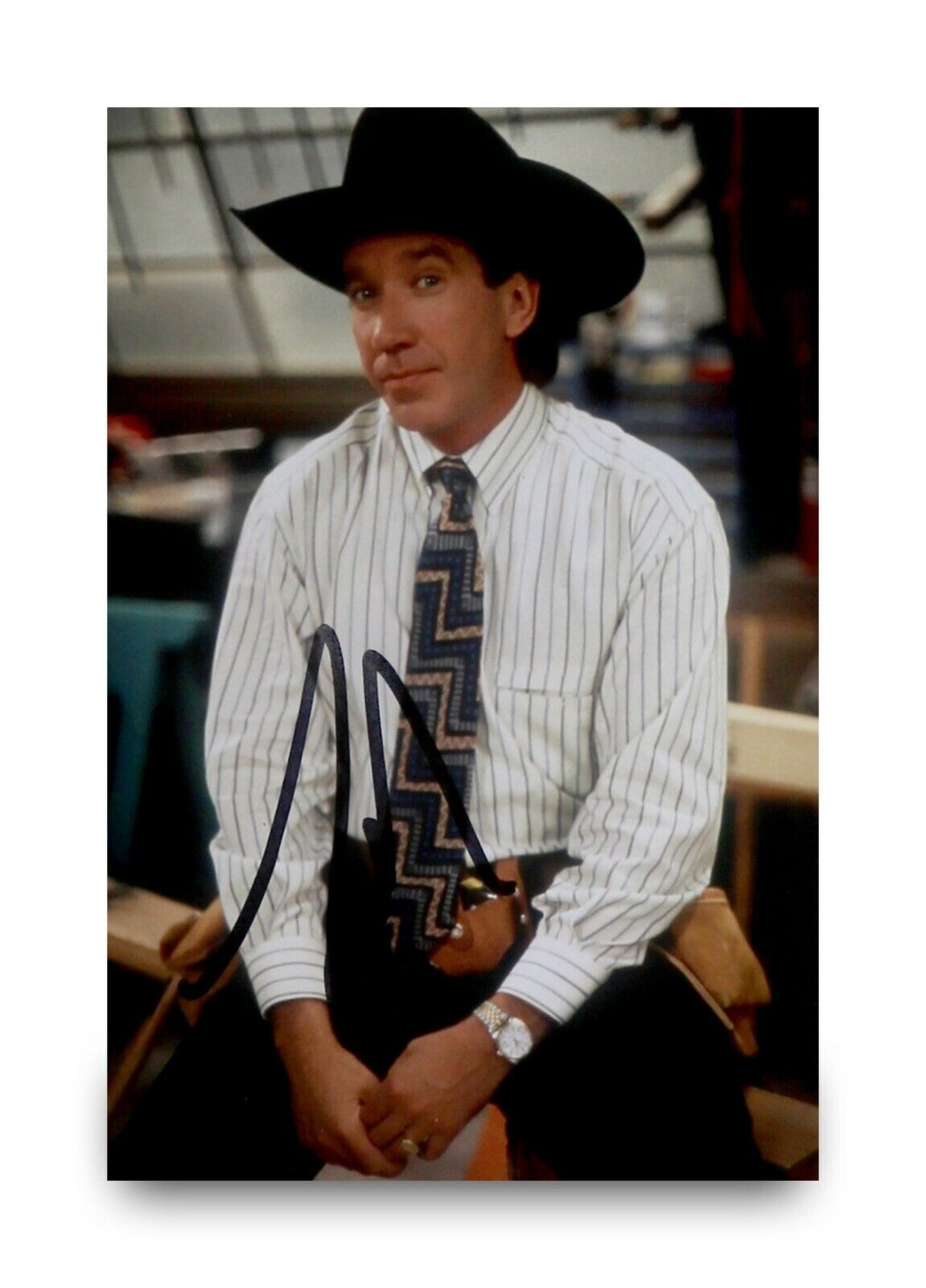 Tim Allen Hand Signed 6x4 Photo Poster painting Home Improvement Toy Story Buzz Autograph + COA