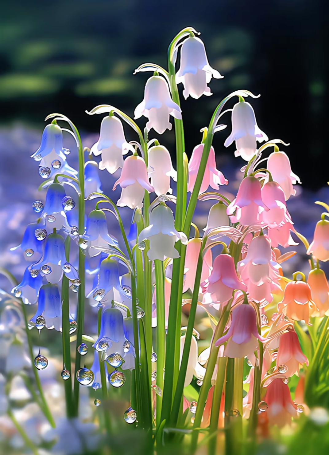 Colorful lily of the valley seeds