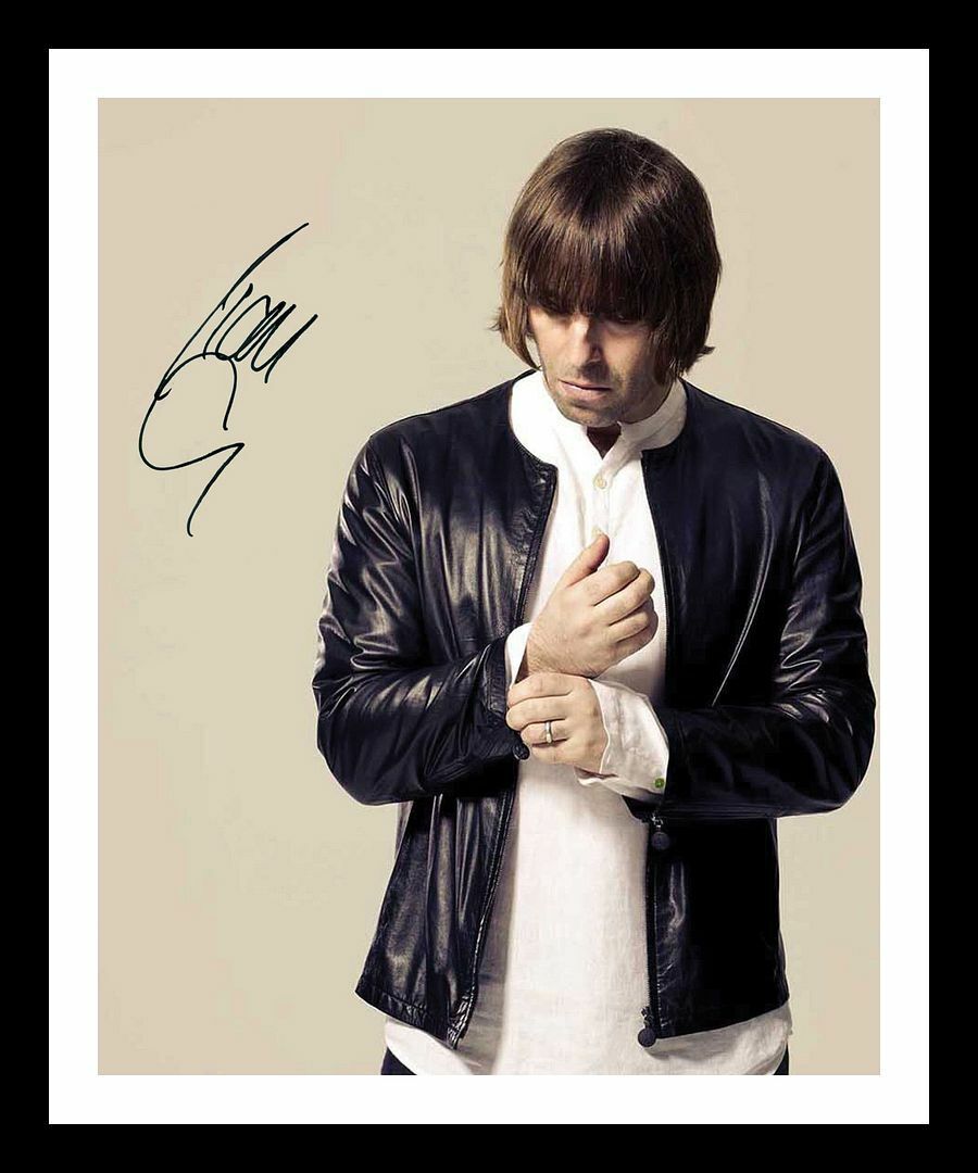 Liam Gallagher Autograph Signed & Framed Photo Poster painting 1