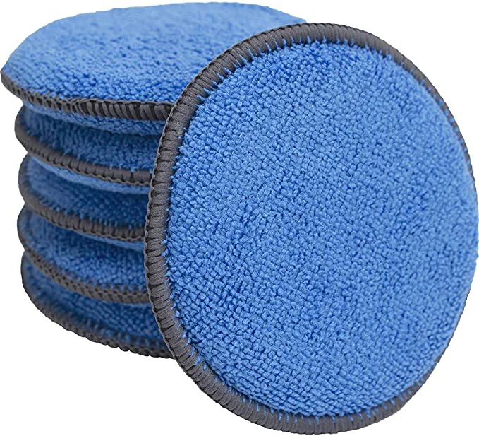 6 Pcs Microfiber Applicator and Cleaning Pads