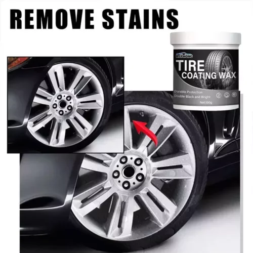 Dronehint 100g Car Tire Cleaner Paste Rubber Parts Shiny Paste Tire Brightener Protector (For: Audi Sport) Parts