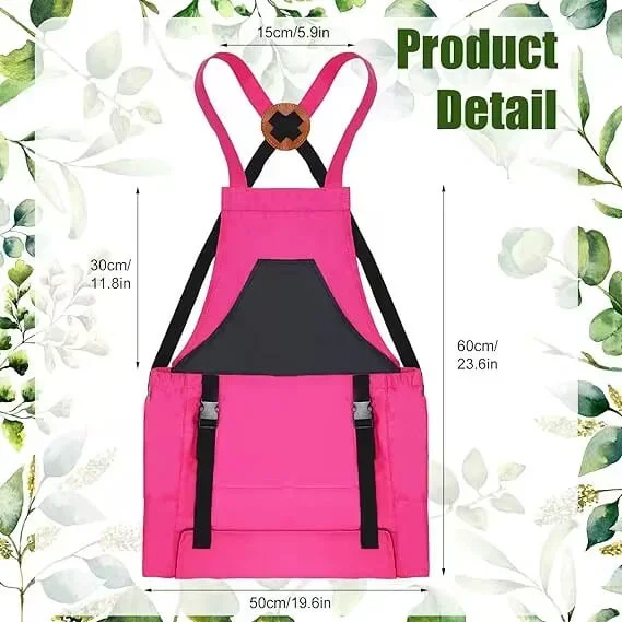 💖Mother's Day Hot Sale 49%OFF🌺Cross Back Gardening Apron With Deep Kangaroo Release Pockets