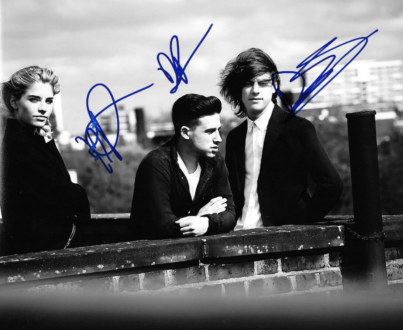 GFA British Electronic Band * LONDON GRAMMAR * Signed 8x10 Photo Poster painting L4 COA