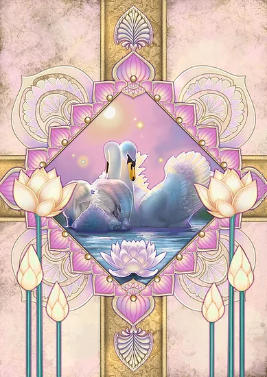 Swan-AB Round Drill Diamond Painting-40*60CM(Canvas)