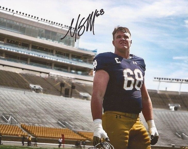 Mike McGlinchey signed Notre Dame Fighting Irish 8x10 Photo Poster painting autographed 2