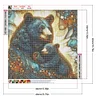 (40*40cm)Black Bear - Full Round Drill Diamond Painting
