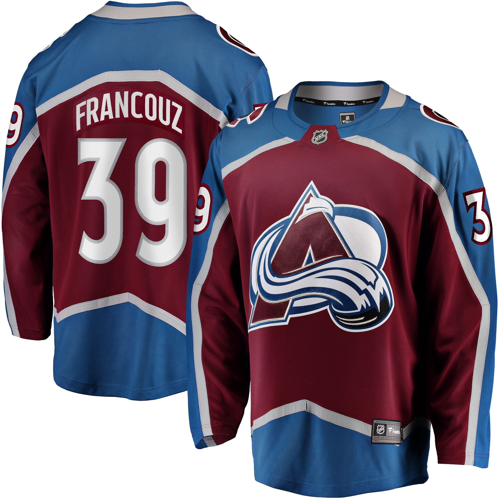 Pavel Francouz Colorado Avalanche Fanatics Breakaway   Jersey – Burgundy mysite