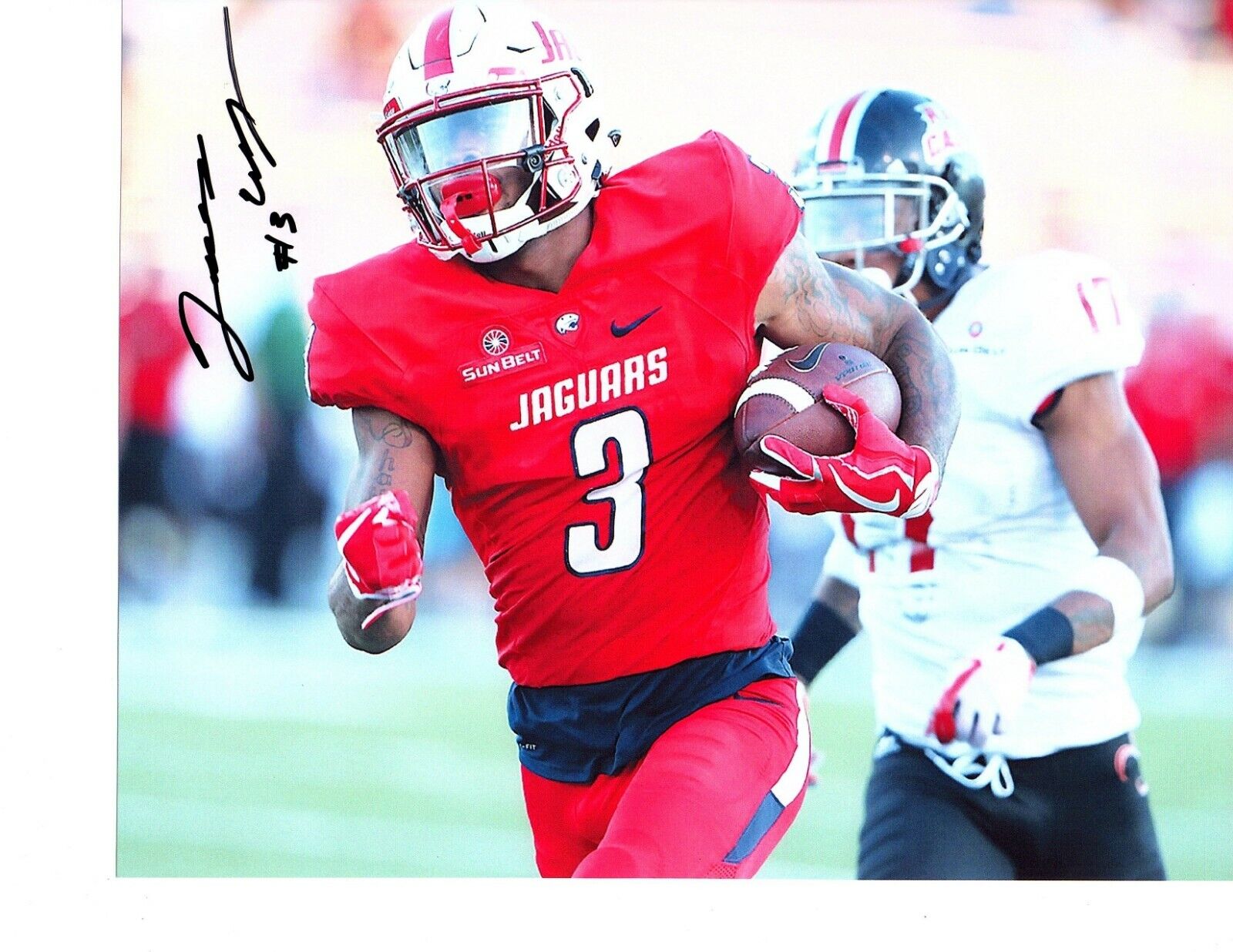 Jamarius Way South Alabama signed autographed 8x10 football Photo Poster painting 2019 NFL