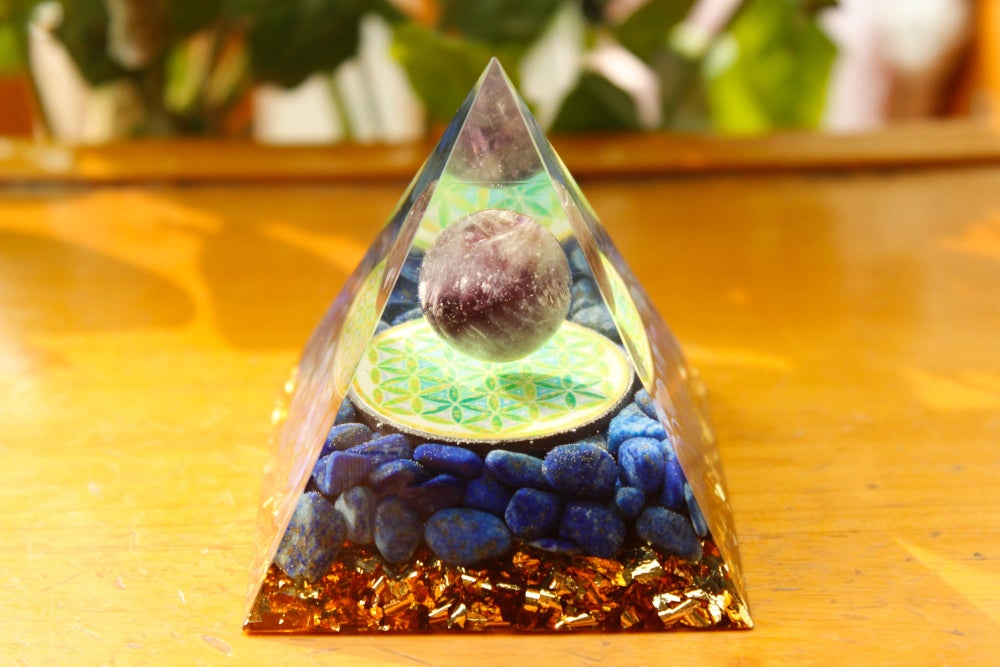 

Orgone Pyramid Chakra - lapis lazuli, 501 Original