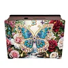 Mandala Butterfly Diamond Painting Money Saving Box Wooden Coin Bank Desktop Diamond Art Kits
