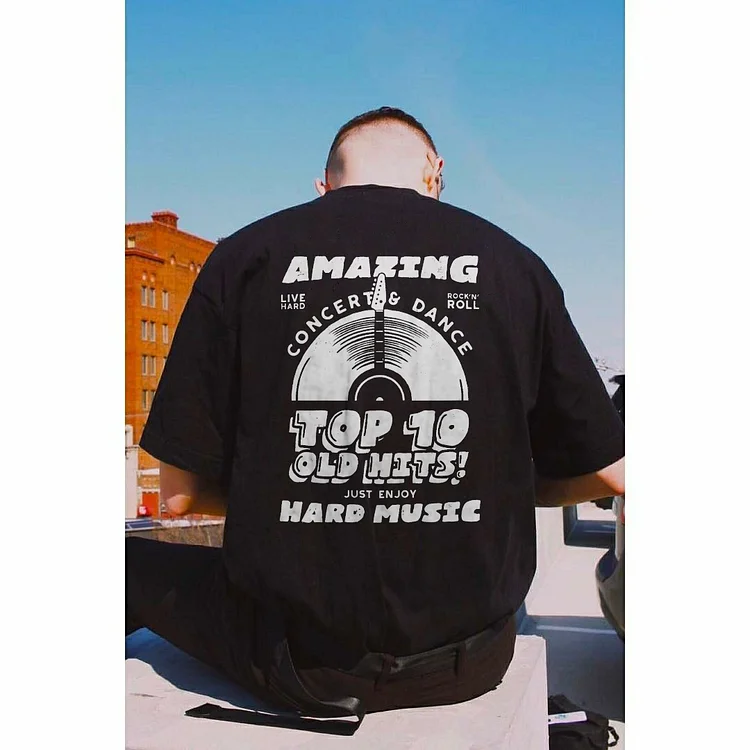 Amazing Top10 Old Hits Hard Music T-shirt