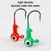 20 Pieces Lure Fishhook Jig Head Hook Fishing Jig Hook for Jigging Fishing Tools