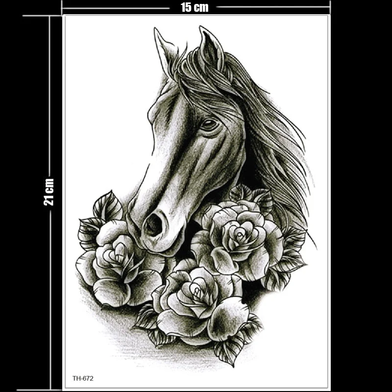 sketches tattoo designs sexy tattoo back black mehndi stickers horse rose tattoo waterproof temporary tattoos for women body art