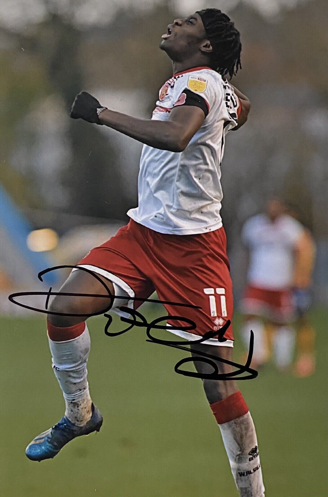 Derick Osei Genuine Hand Signed Walsall 6X4 Photo Poster painting 3