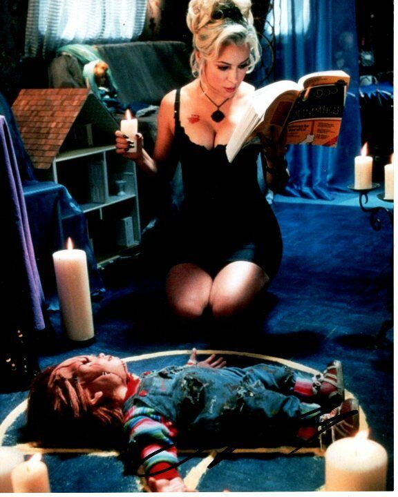 JENNIFER TILLY signed autographed BRIDE OF CHUCKY TIFFANY Photo Poster painting