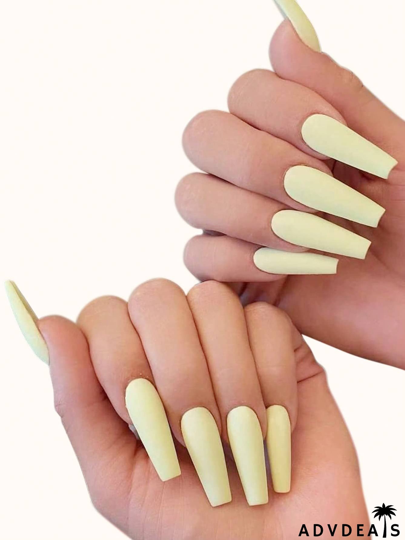 24pcs Solid Fake Nail & 1sheet Tape & 1pc Nail File