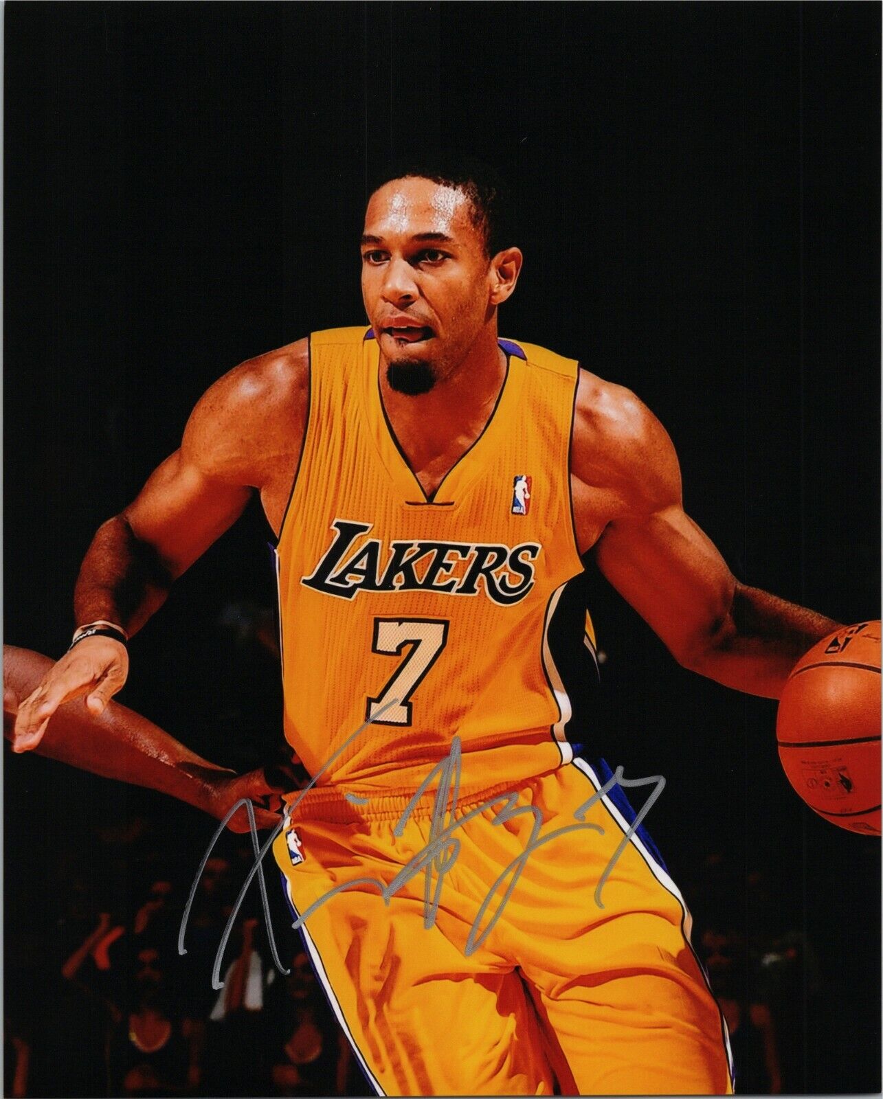 ~~ XAVIER HENRY Authentic Hand-Signed Los Angeles LAKERS