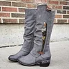 Women's Round Toe High-top Hidden Pocket Boots