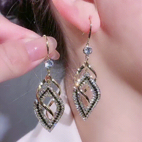 💎 Cross Rhombus Earrings 💎