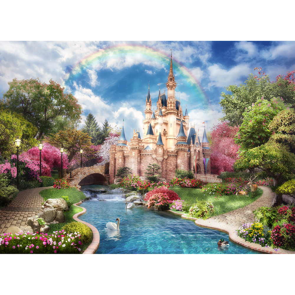 

Fantasy Castle - Square Drill Diamond Painting - 50*40CM, 501 Original